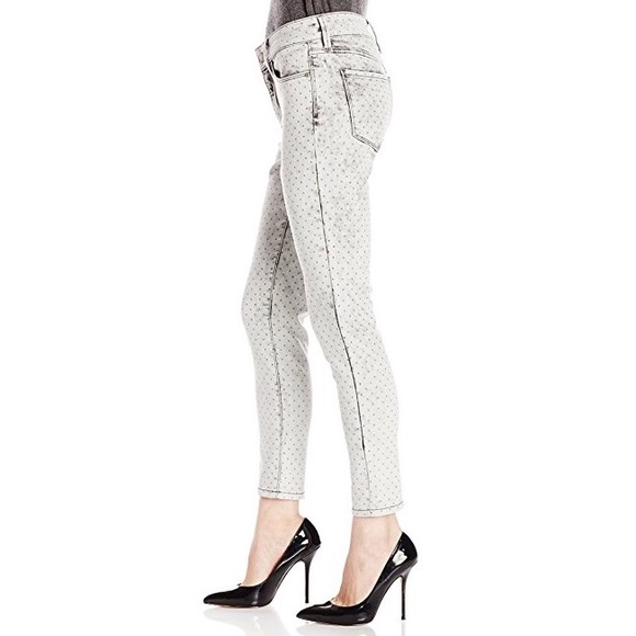 NYDJ Denim - NYDJ LIMITED Clarissa grey ankle metal dots jeans